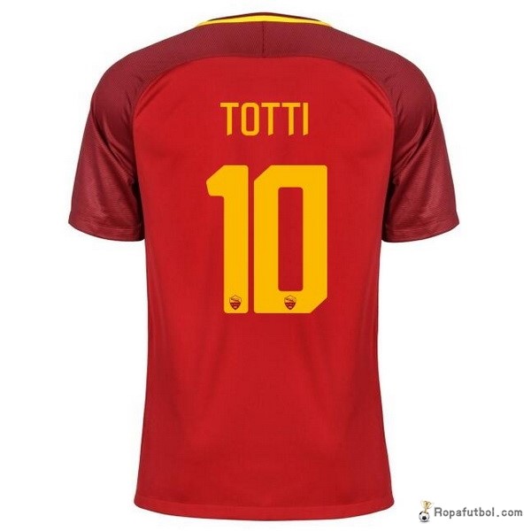 Camiseta As Roma Replica Primera Ropa Totti 2017/18